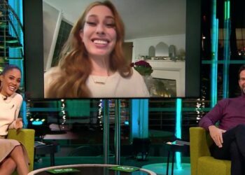 BBC One Show: Stacey Solomon reveals bizarre place she keeps her make-up as she gives fans glimpse of new baby