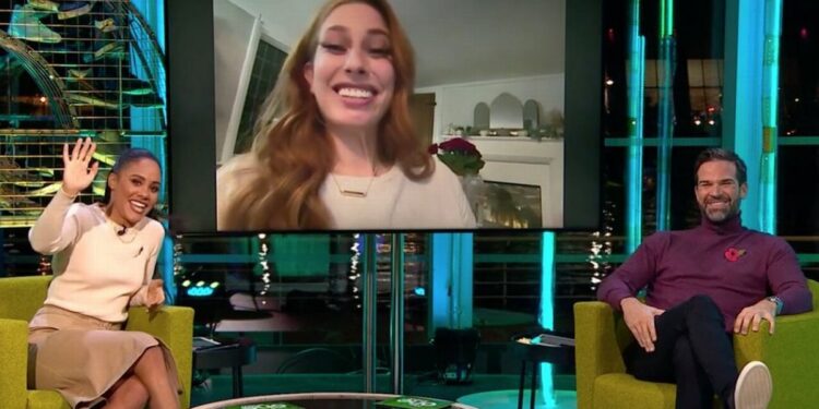 BBC One Show: Stacey Solomon reveals bizarre place she keeps her make-up as she gives fans glimpse of new baby