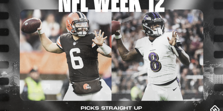 NFL picks, predictions for Week 12: Ravens bury Browns; Bucs cool Colts; Steelers stay in AFC hunt NFL picks, predictions for Week 12: Ravens bury Browns; Bucs cool Colts; Steelers stay in AFC hunt