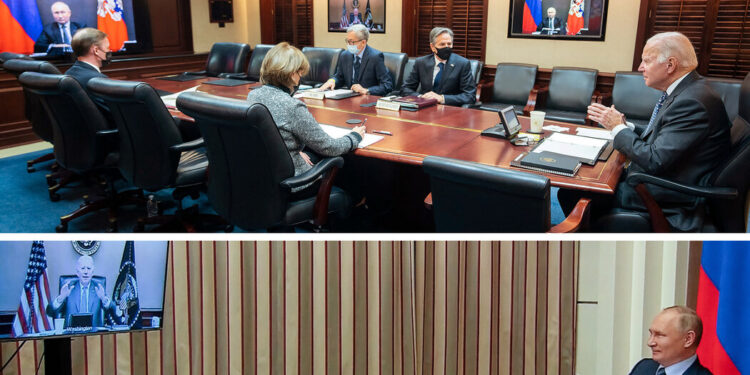 Biden and Putin Hold Virtual Summit Over Ukraine Biden and Putin Hold Virtual Summit Over Ukraine