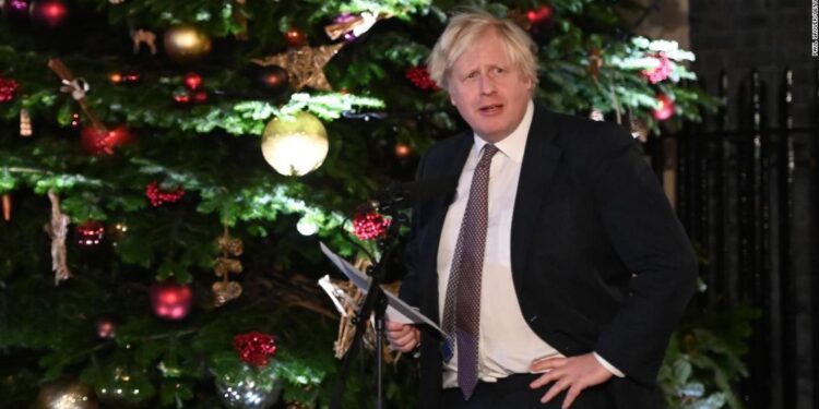 Boris Johnson’s aides joked about Christmas party in Downing Street while London was in lockdown