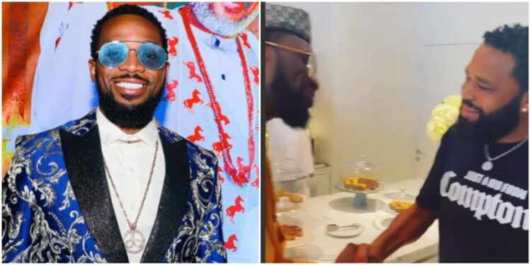 Why Is He Showing Respect: Nigerians Ask As Video of D’Banj Gifting Anthony Anderson Customised Cologne Emerge ▷ Nigeria news Why Is He Showing Respect: Nigerians Ask As Video of D’Banj Gifting Anthony Anderson Customised Cologne Emerge ▷ Nigeria news
