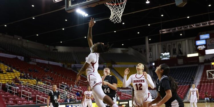 Aggies Eclipse 100 Points, Power Past American Indian College Aggies Eclipse 100 Points, Power Past American Indian College