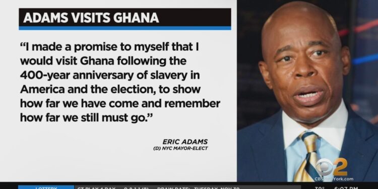 NYC Mayor-Elect Eric Adams Makes Trip To Ghana | NY News – Oakland News Now