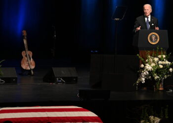 Harry Reid’s Memorial Draws Tributes From Biden and Obama
