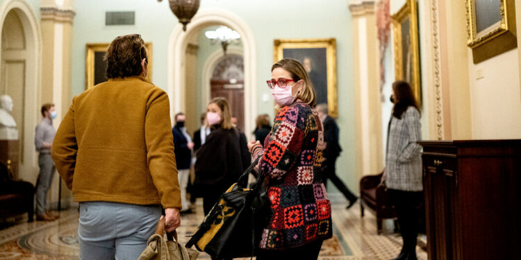Emily’s List Presses Kyrsten Sinema Over Filibuster Stance Emily’s List Presses Kyrsten Sinema Over Filibuster Stance