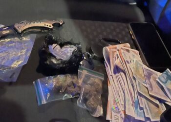 Suspected dealer caught carrying vast stash of Class A drugs, cash and a knife