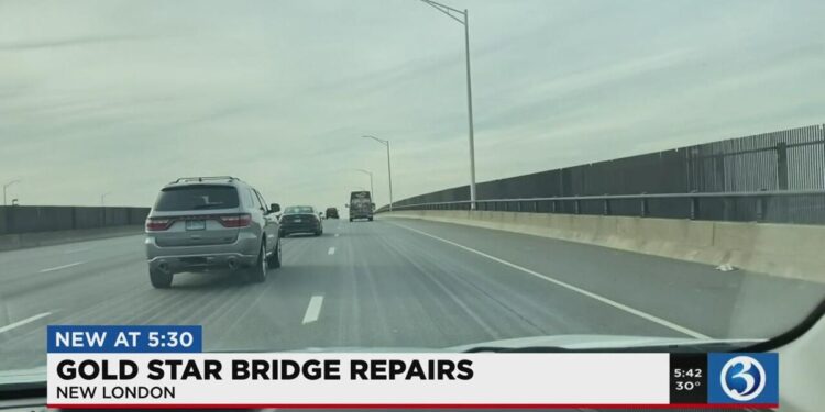 Gold Star Bridge in New London in need of rehabilitation | Connecticut News Gold Star Bridge in New London in need of rehabilitation | Connecticut News