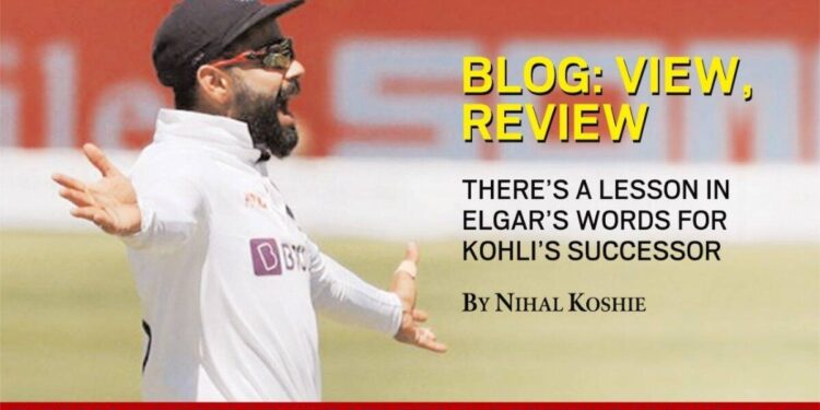 There’s a lesson in Elgar’s words for Kohli’s successor There’s a lesson in Elgar’s words for Kohli’s successor