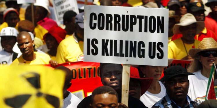 South Africa stagnates in fight against corruption —… South Africa stagnates in fight against corruption —…