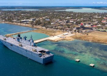 HMAS Adelaide: Disaster as Australia’s largest ship ‘stranded’