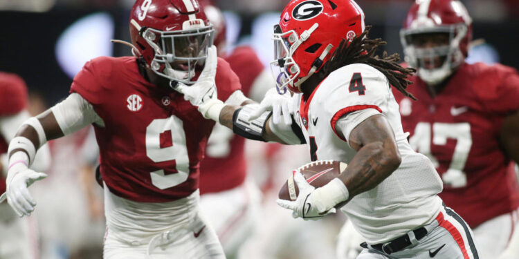 Alabama vs. Georgia prediction, pick, line, odds, spread for 2022 college football national championship game Alabama vs. Georgia prediction, pick, line, odds, spread for 2022 college football national championship game