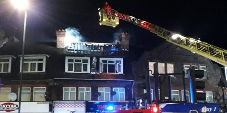 Fire at restaurant with flats above in The Broadway, Wembley – latest updates