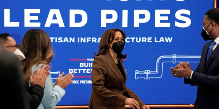 Harris Says Replacing Lead Pipes Is a Priority, Despite Limited Funding Harris Says Replacing Lead Pipes Is a Priority, Despite Limited Funding