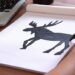 Moose crossing: More accurate sign designed by Alta. woman installed Moose crossing: More accurate sign designed by Alta. woman installed