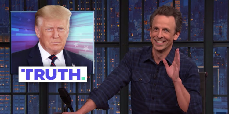 Seth Meyers on Trump’s ‘Truth Social’ Stumbles