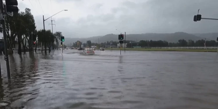 Sydney hit by storms and flash flooding