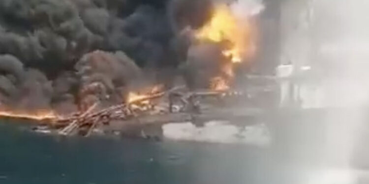 Fire put out on Nigerian oil storage ship — Nigeria — The Guardian Nigeria News – Nigeria and World News Fire put out on Nigerian oil storage ship — Nigeria — The Guardian Nigeria News – Nigeria and World News
