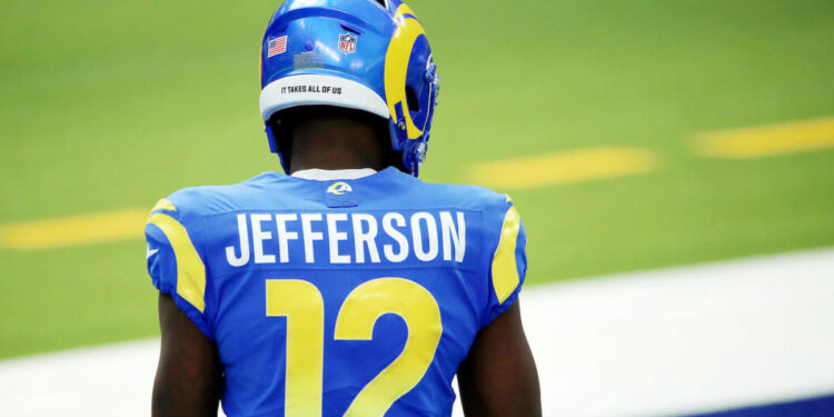 Rams’ Van Jefferson rushes to hospital after winning 2022 Super Bowl for the birth of his son Rams’ Van Jefferson rushes to hospital after winning 2022 Super Bowl for the birth of his son