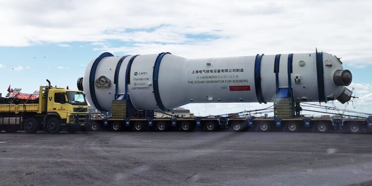 Steam Generator Replacement Works at Koeberg Unit 2 in South Africa Pushed Back Steam Generator Replacement Works at Koeberg Unit 2 in South Africa Pushed Back
