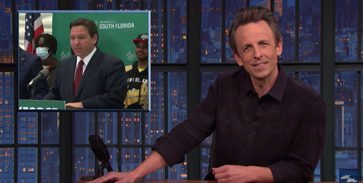 Seth Meyers Roasts Ron DeSantis for Berating Teens Seth Meyers Roasts Ron DeSantis for Berating Teens