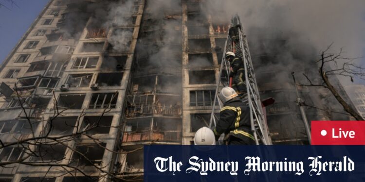 Australia news LIVE: United States announces military support package for Ukraine as Russia’s attacks on Kyiv intensify; COVID cases grow in NSW, Victoria – Sydney Morning Herald
