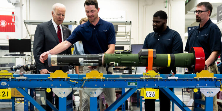 Biden Visits an Alabama Missile Factory, Highlighting Aid to Ukraine Biden Visits an Alabama Missile Factory, Highlighting Aid to Ukraine