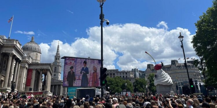 Londoners can watch West End musicals for free – but need to get to Trafalgar Square today Londoners can watch West End musicals for free – but need to get to Trafalgar Square today
