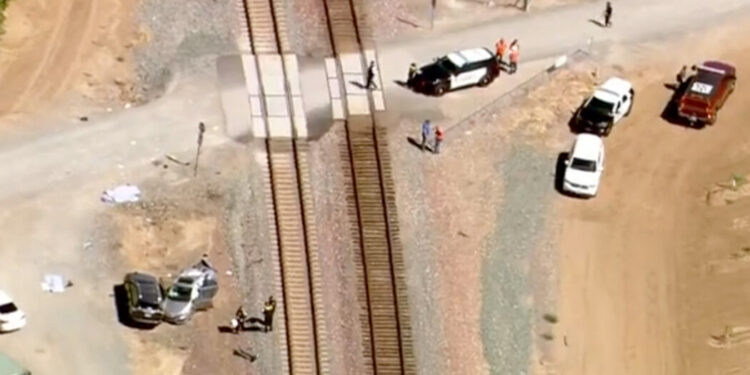 Amtrak Train Strikes Car at California Crossing, Killing 3 Amtrak Train Strikes Car at California Crossing, Killing 3
