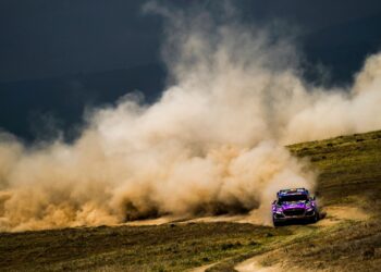 View from the service park