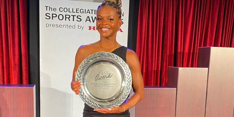 Trinity Thomas Among The Collegiate Women Sports Award Top 3 Trinity Thomas Among The Collegiate Women Sports Award Top 3