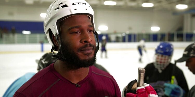 All-Black hockey team hopes to advance sport in African American community All-Black hockey team hopes to advance sport in African American community