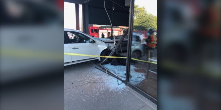 Car crashes into south London Chop Steakhouse restaurant Car crashes into south London Chop Steakhouse restaurant