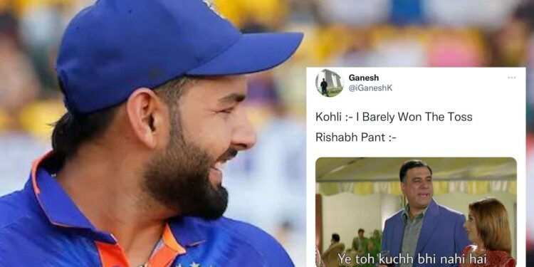 Twitterati react after Rishabh Pant loses fifth successive toss in IND vs SA 2022 series Twitterati react after Rishabh Pant loses fifth successive toss in IND vs SA 2022 series