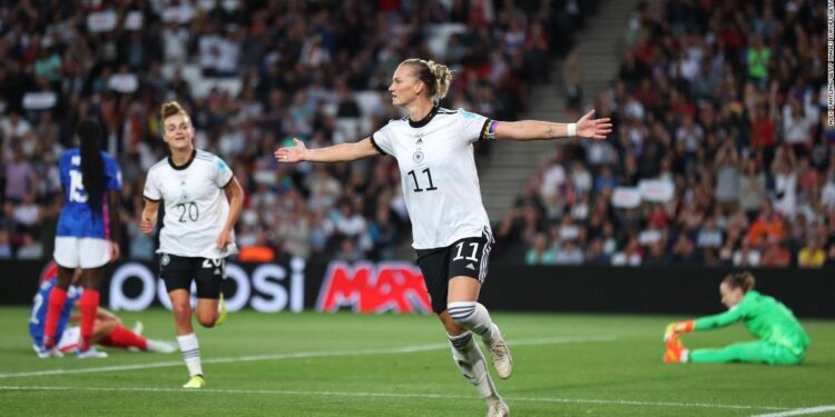 Germany battles past impressive France to book place in the final of Euro 2022 Germany battles past impressive France to book place in the final of Euro 2022
