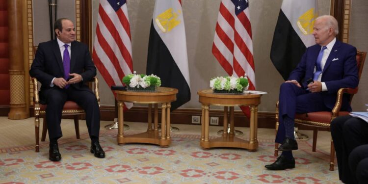 Egyptian President Al-Sisi meets Biden for 1st time on sidelines of Jeddah Summit Egyptian President Al-Sisi meets Biden for 1st time on sidelines of Jeddah Summit