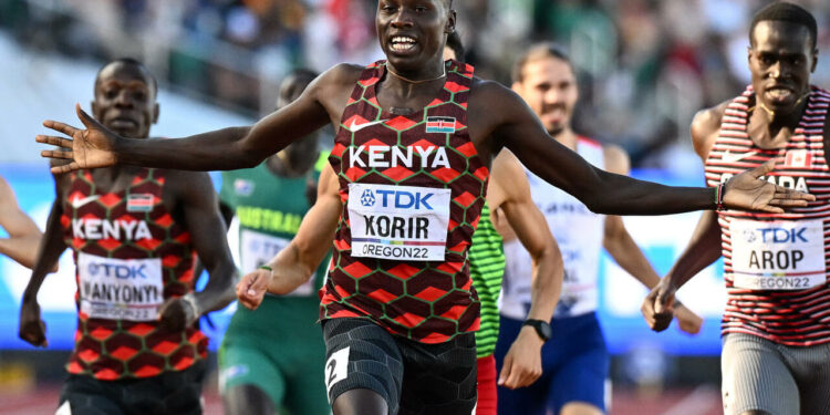 Olympic champion Korir of Kenya wins world 800m gold
