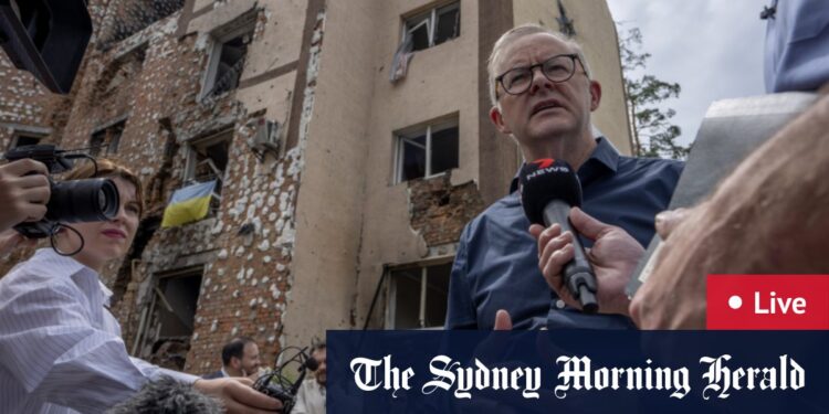 Sydney weather, NSW floods worsen; Emu Plains, Emu Heights SES evacuation orders issued; Anthony Albanese visits Ukraine; Copenhagen shooting kills, injures several Sydney weather, NSW floods worsen; Emu Plains, Emu Heights SES evacuation orders issued; Anthony Albanese visits Ukraine; Copenhagen shooting kills, injures several