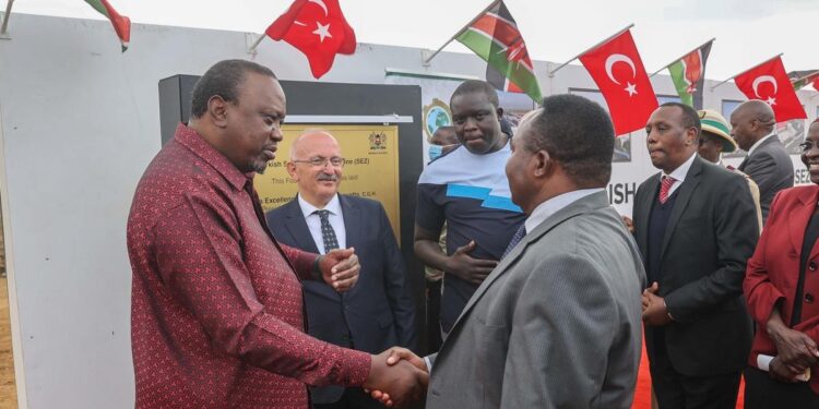 President Uhuru Kenyatta commissions construction of Sh90 billion Turkish Industry Zone President Uhuru Kenyatta commissions construction of Sh90 billion Turkish Industry Zone