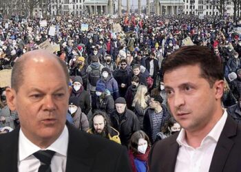 Protesters took to streets in Berlin seeking govt’s disassociation in Ukraine war