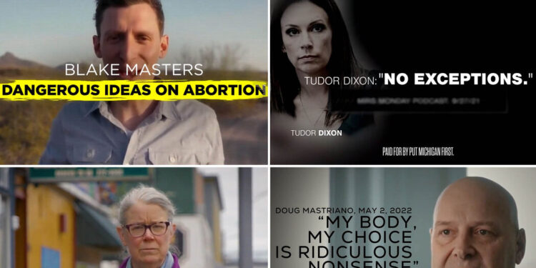 Why Abortion Has Become a Centerpiece of Democratic TV Ads in 2022 Why Abortion Has Become a Centerpiece of Democratic TV Ads in 2022