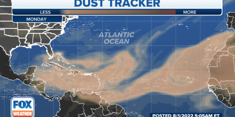 Saharan dust continues to hamper hurricane, tropical storm development in Atlantic as August begins