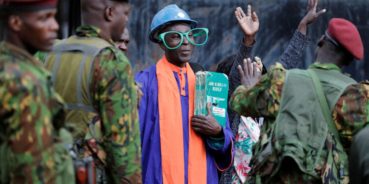 Supporters of Kenya’s opposition leader Odinga Supporters of Kenya’s opposition leader Odinga