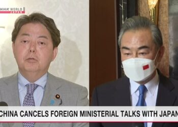 China cancels foreign ministerial talks with Japan