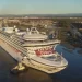 Brisbane cruise liner sets off on maiden voyage