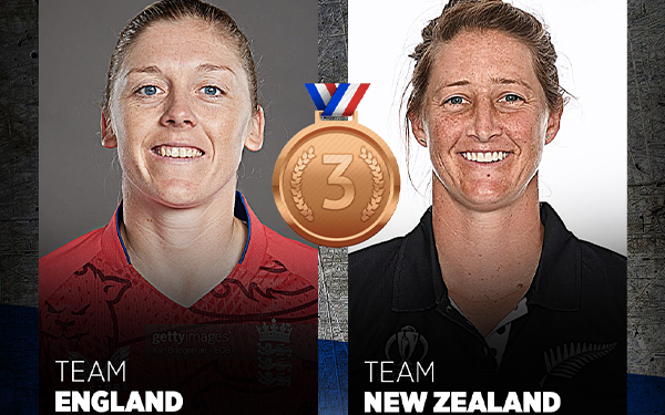 3rd place play-off: England v New Zealand Women | Squads | Players to watch | Fantasy Playing XI | Live streaming 3rd place play-off: England v New Zealand Women | Squads | Players to watch | Fantasy Playing XI | Live streaming