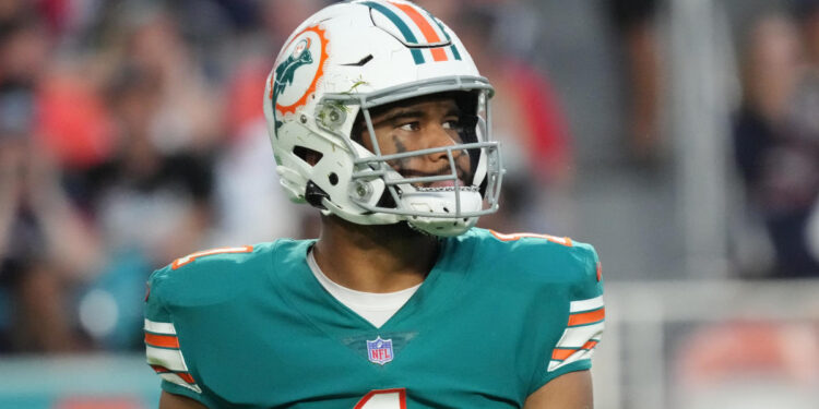 Dolphins star Tua Tagovailoa got secretly married in July and he was definitely surprised the news leaked out