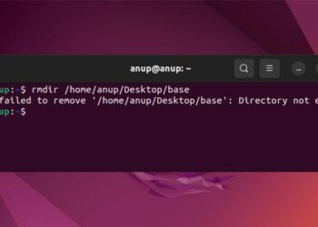 Directory Not Empty” Error In Linux