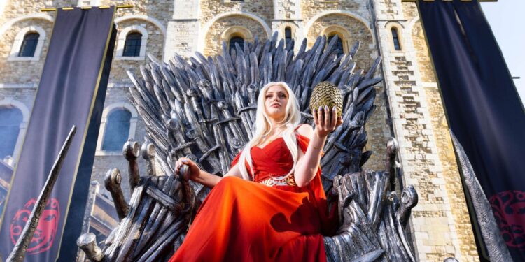 Iron Throne comes to Tower of London ahead of House Of The Dragon launch | Ents & Arts News Iron Throne comes to Tower of London ahead of House Of The Dragon launch | Ents & Arts News