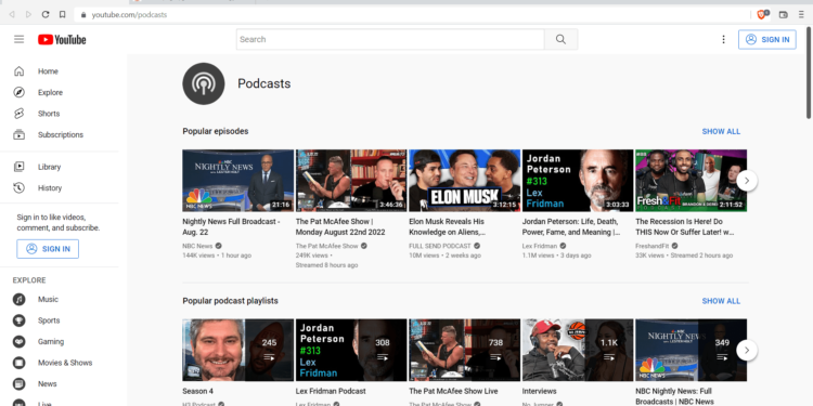 First look at YouTube’s Podcast directory First look at YouTube’s Podcast directory